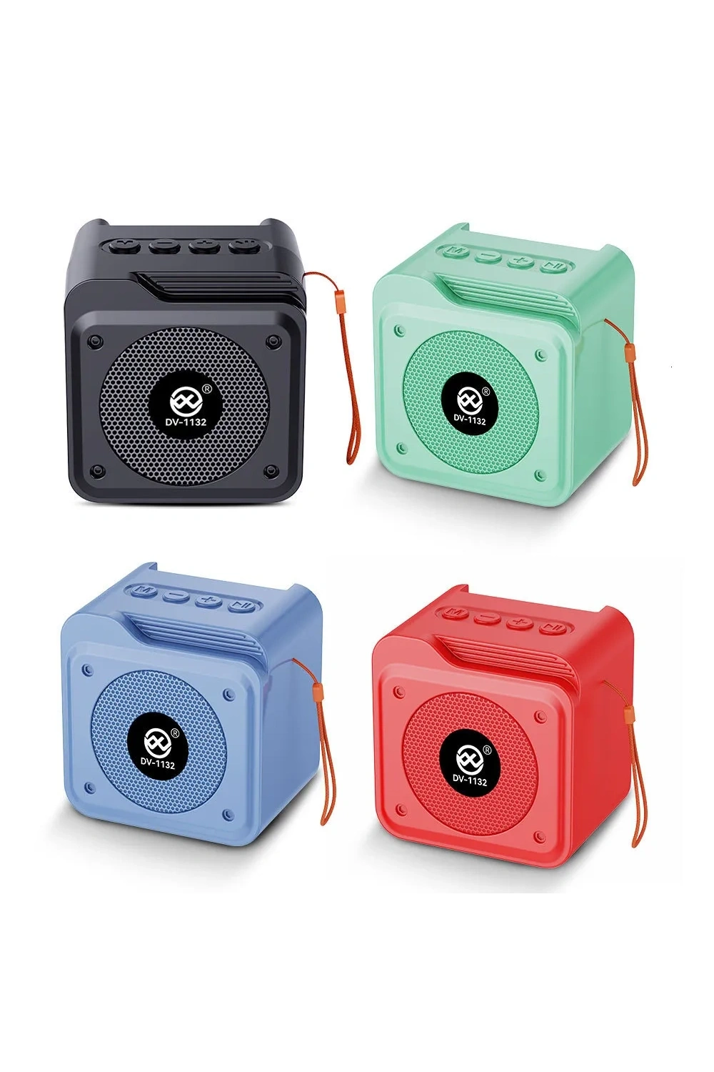Kablosuz Bluetooth Hoparlörler - USB Kart Yuvalı Taşınabilir Mini El Tipi