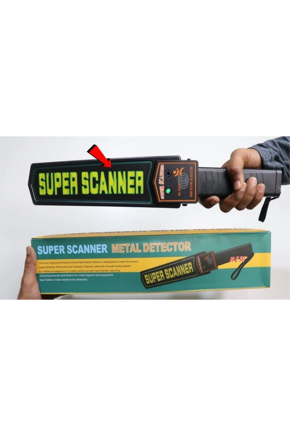 Super Scanner - Üst Arama Dedektörü (Titreşimsiz)