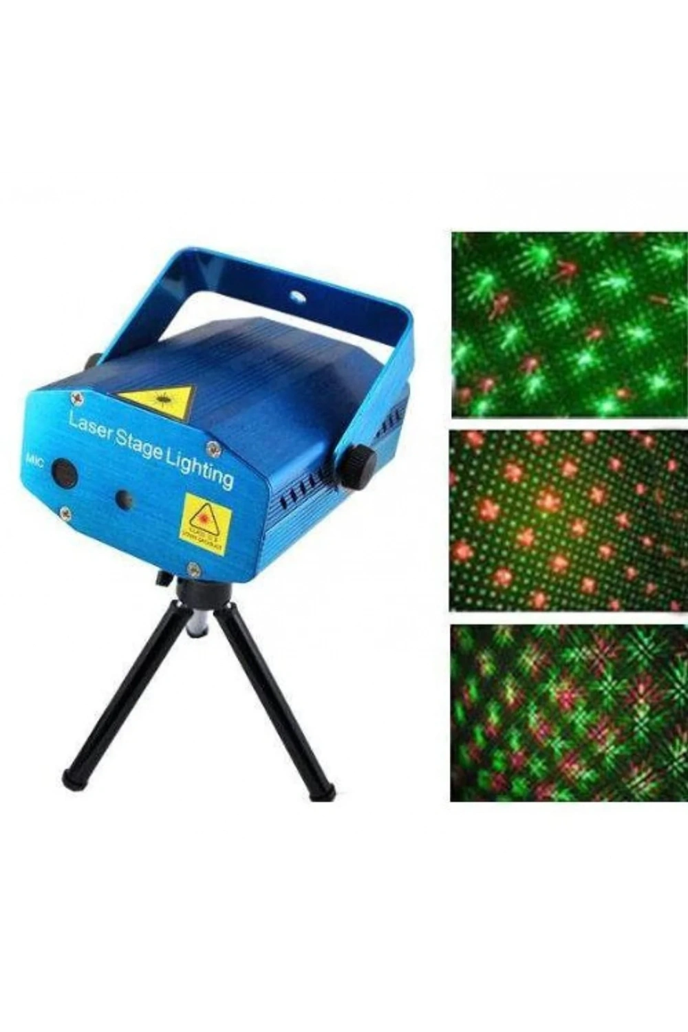 Mini Disko Sahne Lazeri Müziğe Sese Duyarlı Disco Lazer Işık Şovu