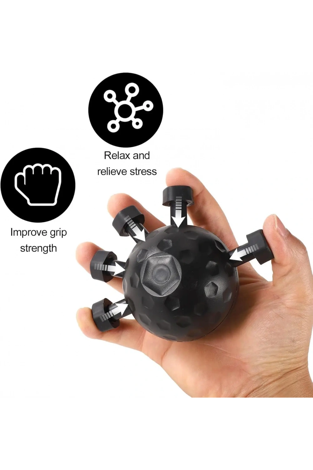 Eagle Claw Parmak ve El Güçlendirici Egzersiz Topu