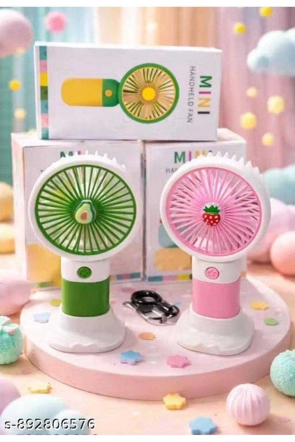 Mini Fan Meyve - Çocuklar için Havalı ve Sevimli El Fanları