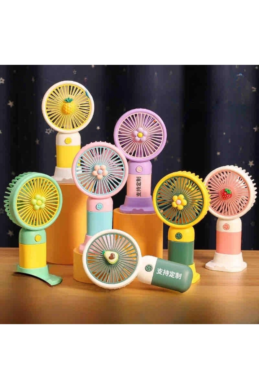 Mini Fan Meyve - Çocuklar için Havalı ve Sevimli El Fanları