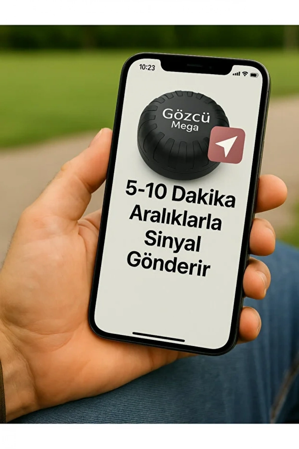 Gözcü Mega Android ve İos Uyumlu Takip Cihazı 3 Yıl Pil Ömrü Geçmişe Dönük Konum Gps Araç Motor Çocuk Gizli