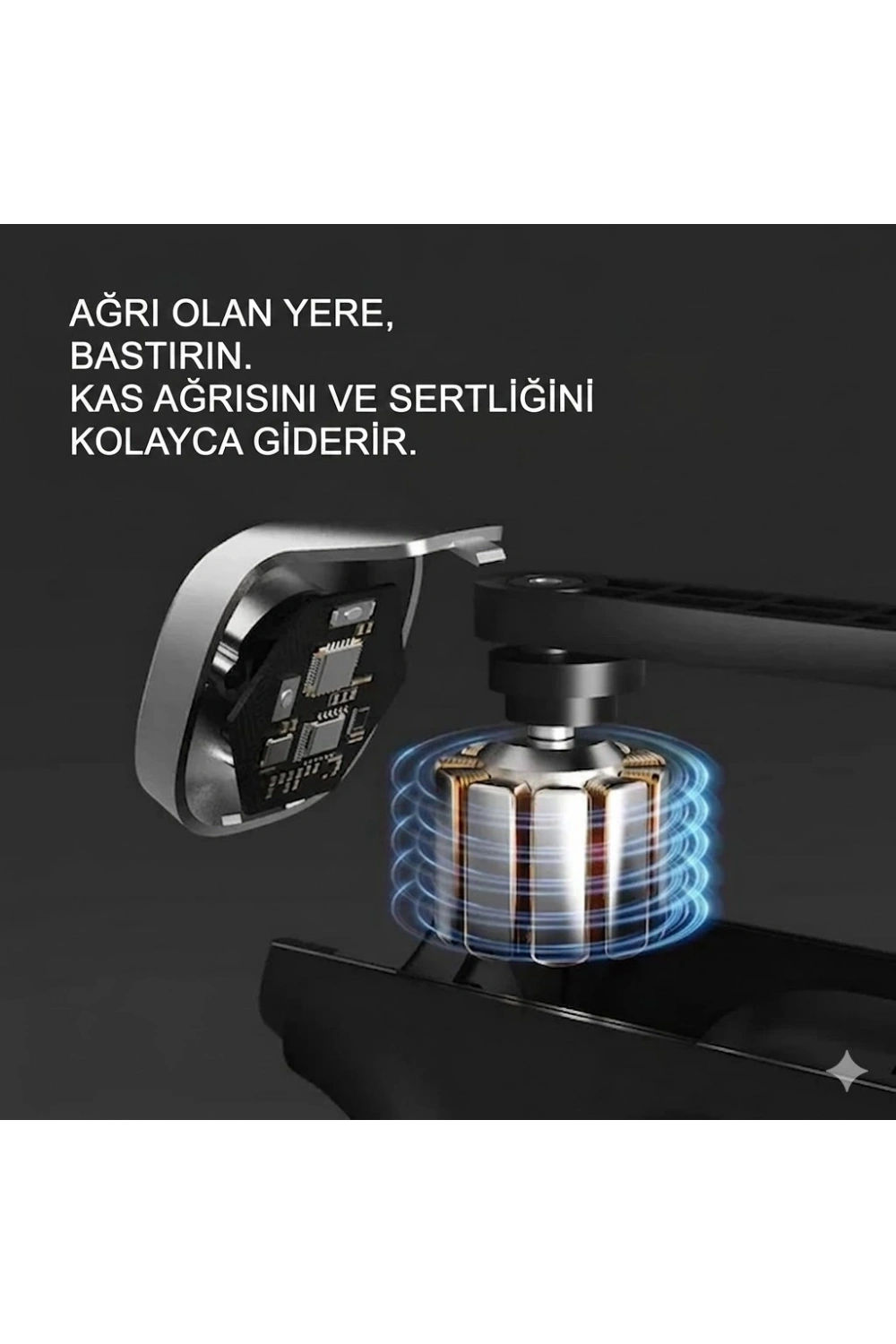 Gold Orion Profesyonel 4 Kademeli Şarj Edilebilir Kas Rahatlatıcı Masaj Tabancası OR-800