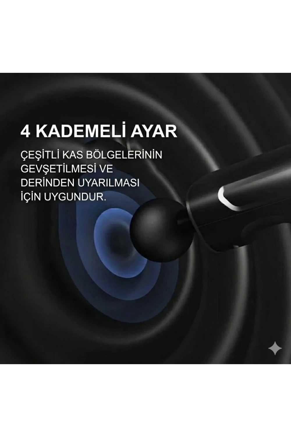 Gold Orion Profesyonel 4 Kademeli Şarj Edilebilir Kas Rahatlatıcı Masaj Tabancası OR-800