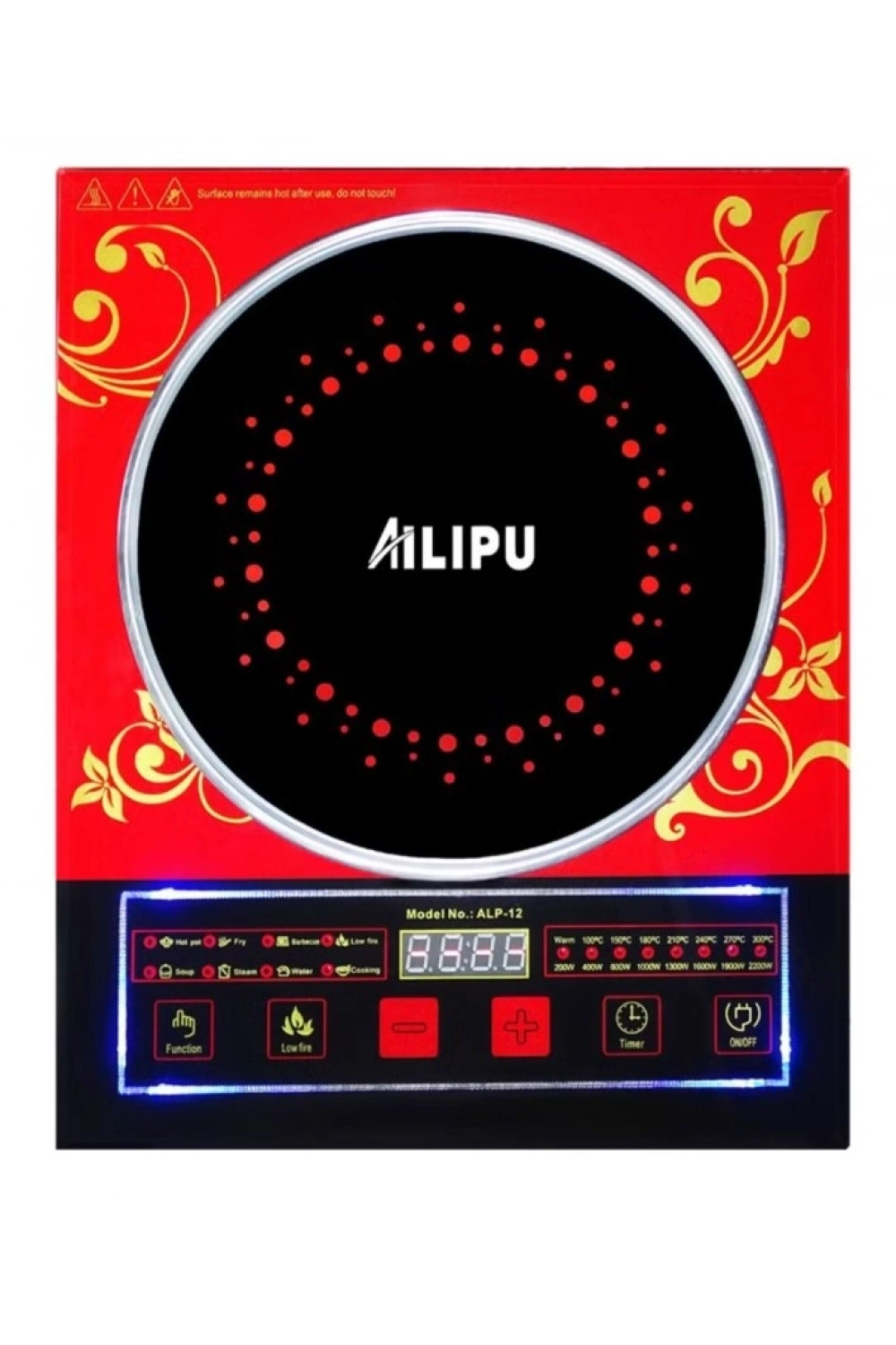 Ailipu ALP12 2400W Dijital Tekli Elektrikli Ocak