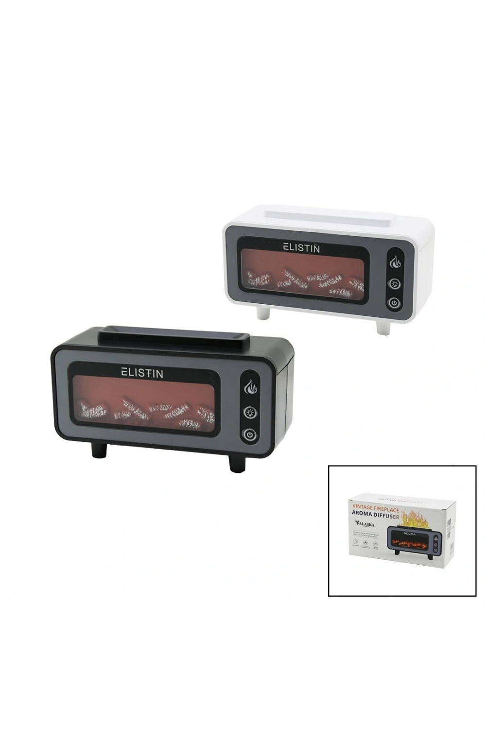 Alaska Elıstın Sdr-h008 ( Mini Şömine )( 200ml )( Usb Şarjlı & Işıklı ) Hava Nemlendirici ( Buhar Makine & Koku Giderici) 4.5w*48
