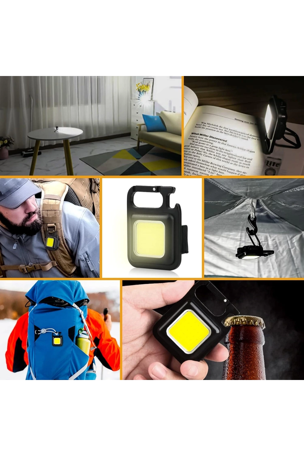 Anahtarlıklı Fener Fener Cob Led