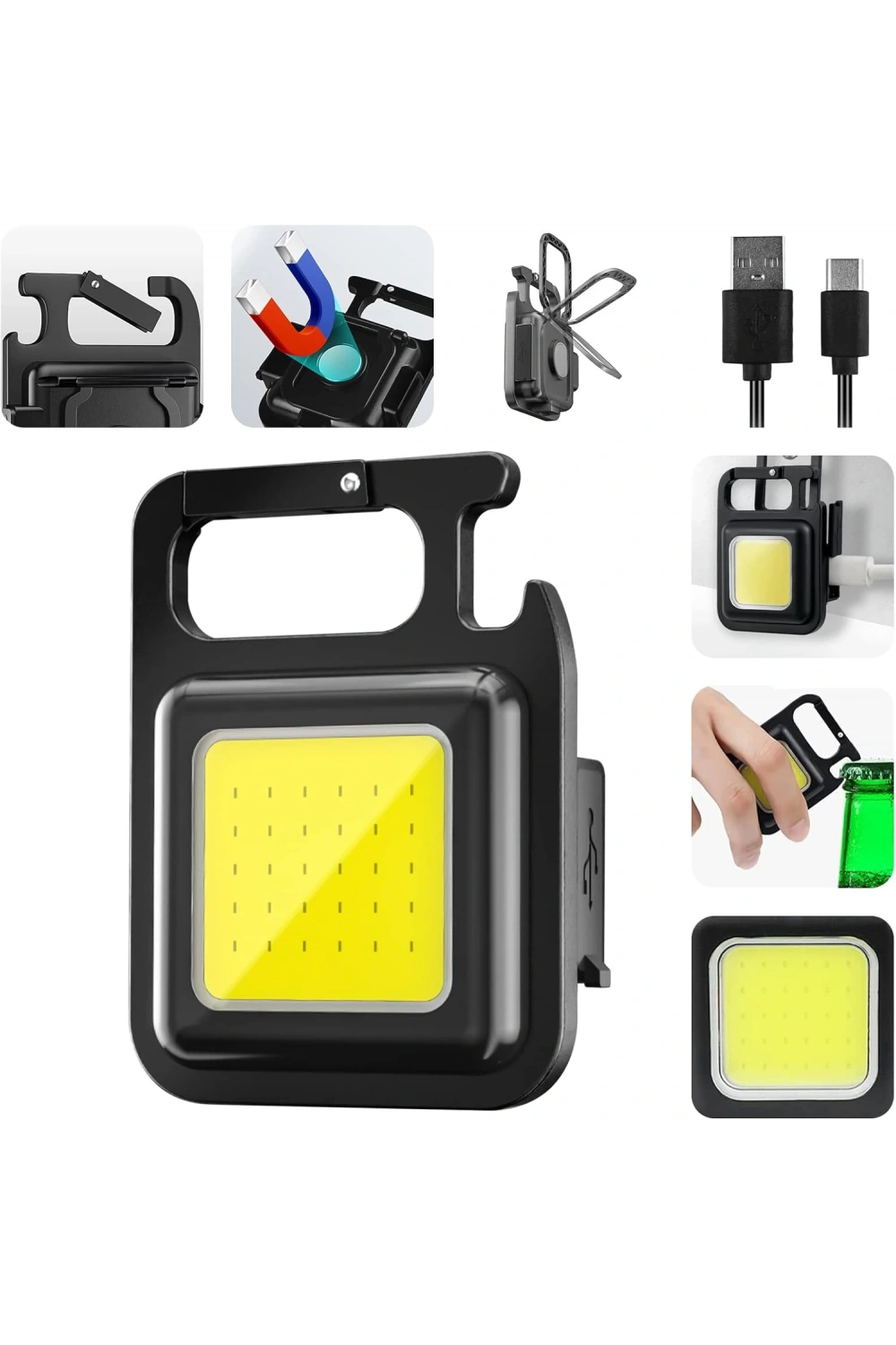 Anahtarlıklı Fener Fener Cob Led
