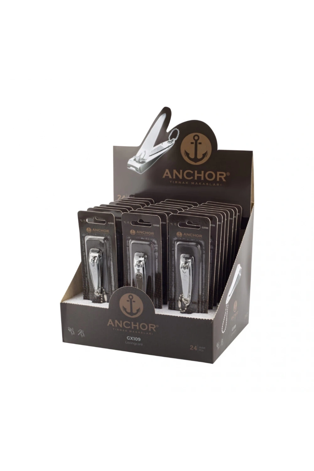 Anchor Gx-109 ( Küçük Gri ) Tırnak Makası*24x40