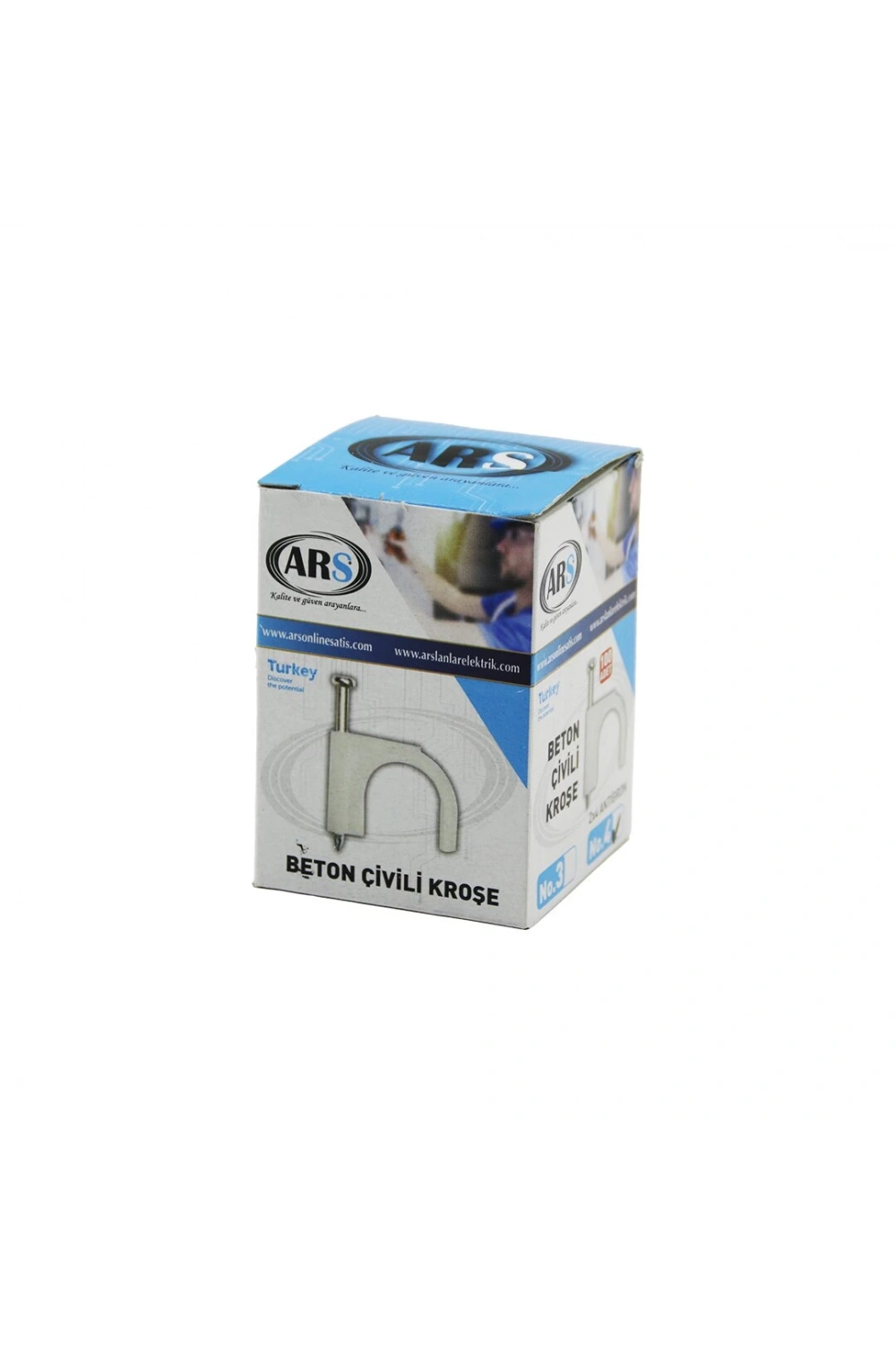 Ars Kod-347951 ( No-4 ) ( 100pcs ) Beton Çivili Kroşe ( 2x4 Antigron )*10x20