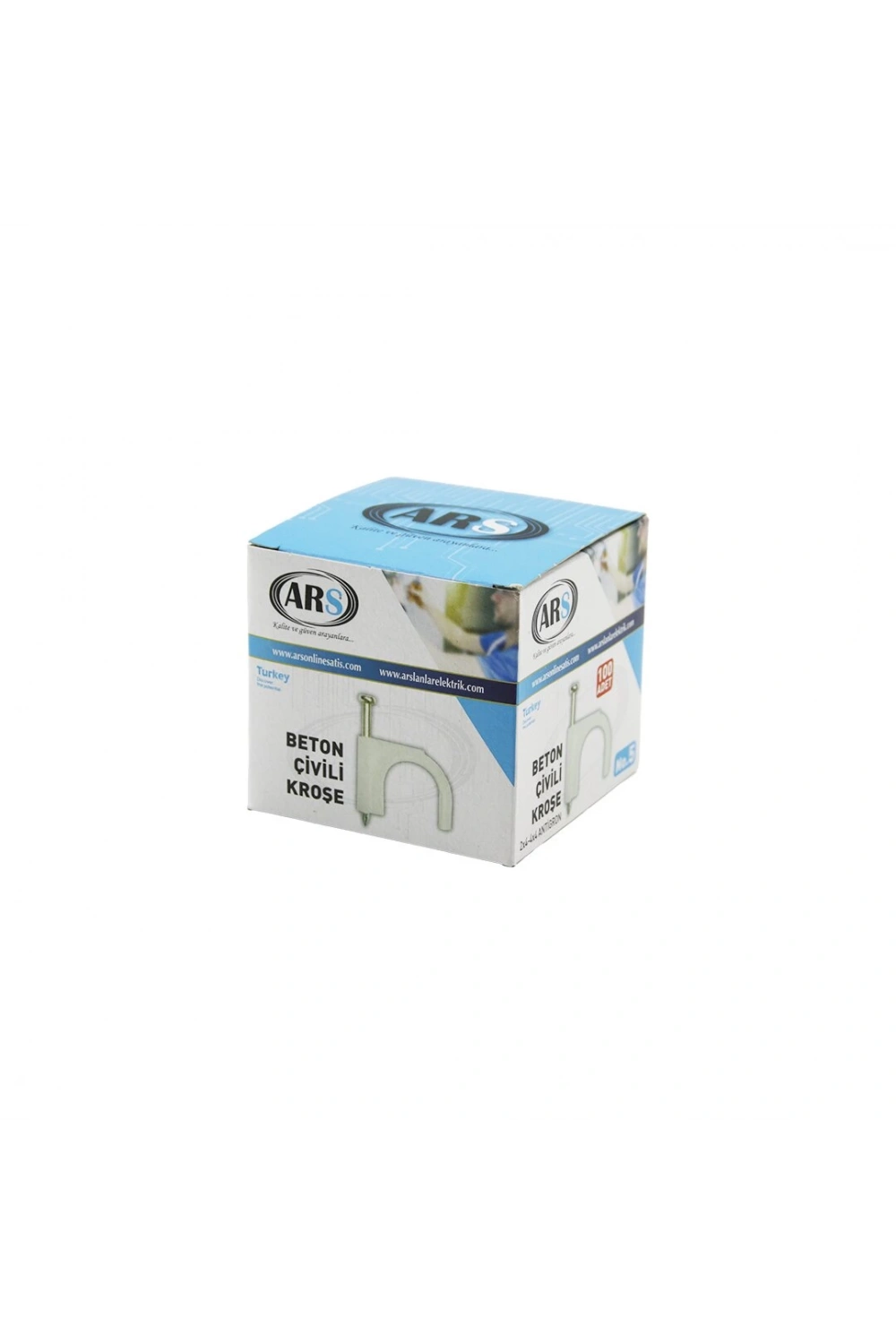 Ars Kod-347952 ( No-5 ) ( 100pcs ) Beton Çivili Kroşe ( 2x4--4x4 Antigron )*10x10