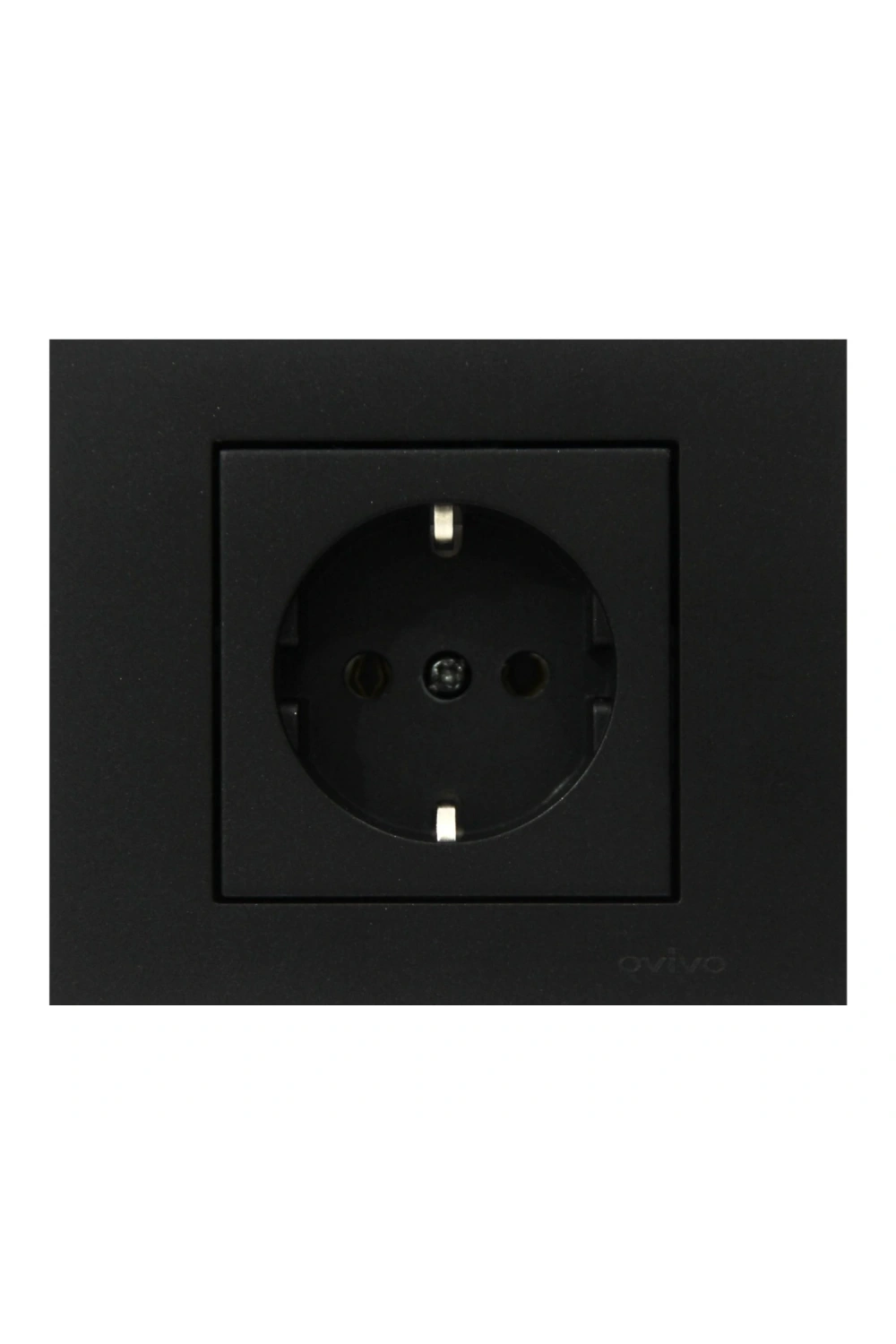 Atom ( Siyah ) Topraklı Priz*12x10