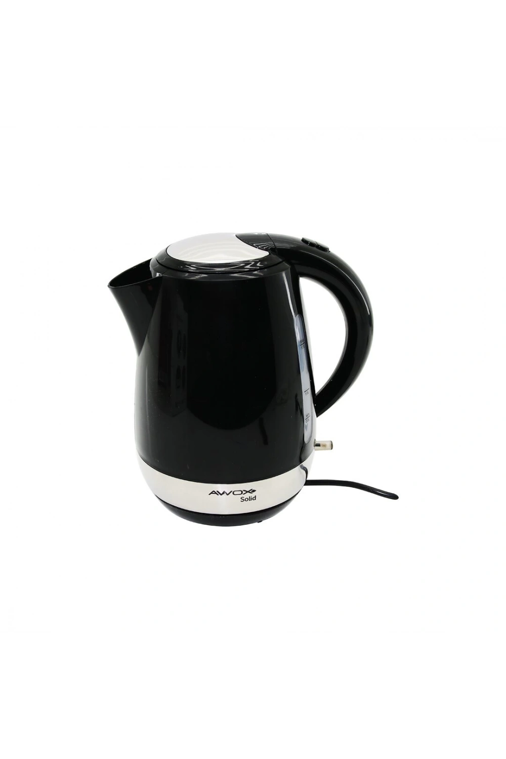 Awox ( Siyah ) Solid Kettle Su Isıtıcısı (1.7lt) (2000w) (su Göstergesi) (360° Gövde=krom Kaplı Taban) (gizli Rezistans)*16