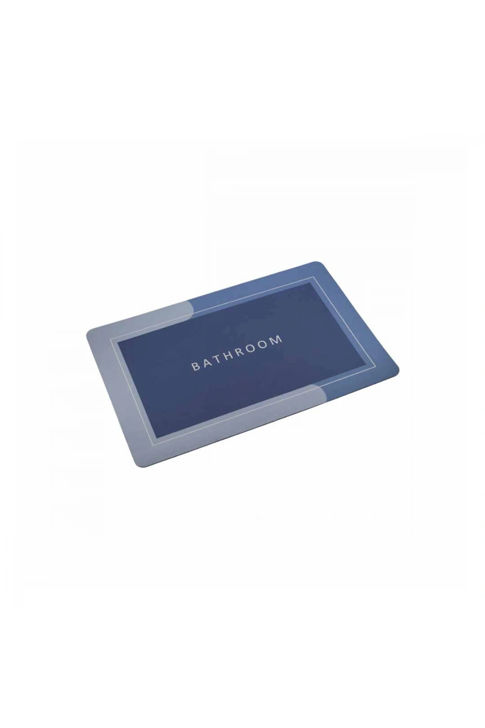 Barotti Bathroom Dmr-8560 ( Dikdörtgen & Mat Renkler ) (37x57cm) Su Emici Sihirli Banyo Paspas ( Elastik )*100