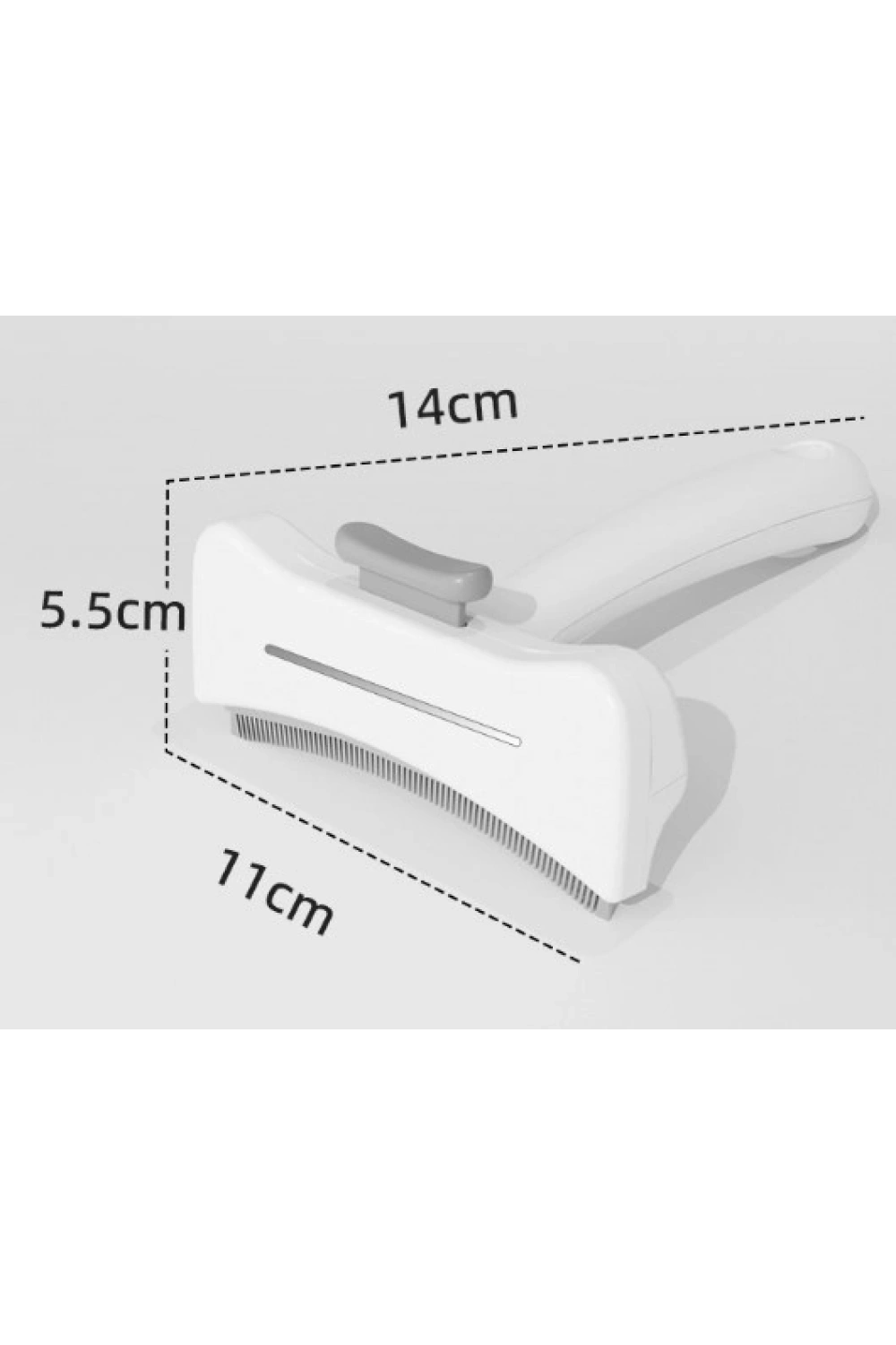 Basmalı Metal Uçlu Evcil Hayvan Tüy Toplama Tarağı  CM-586