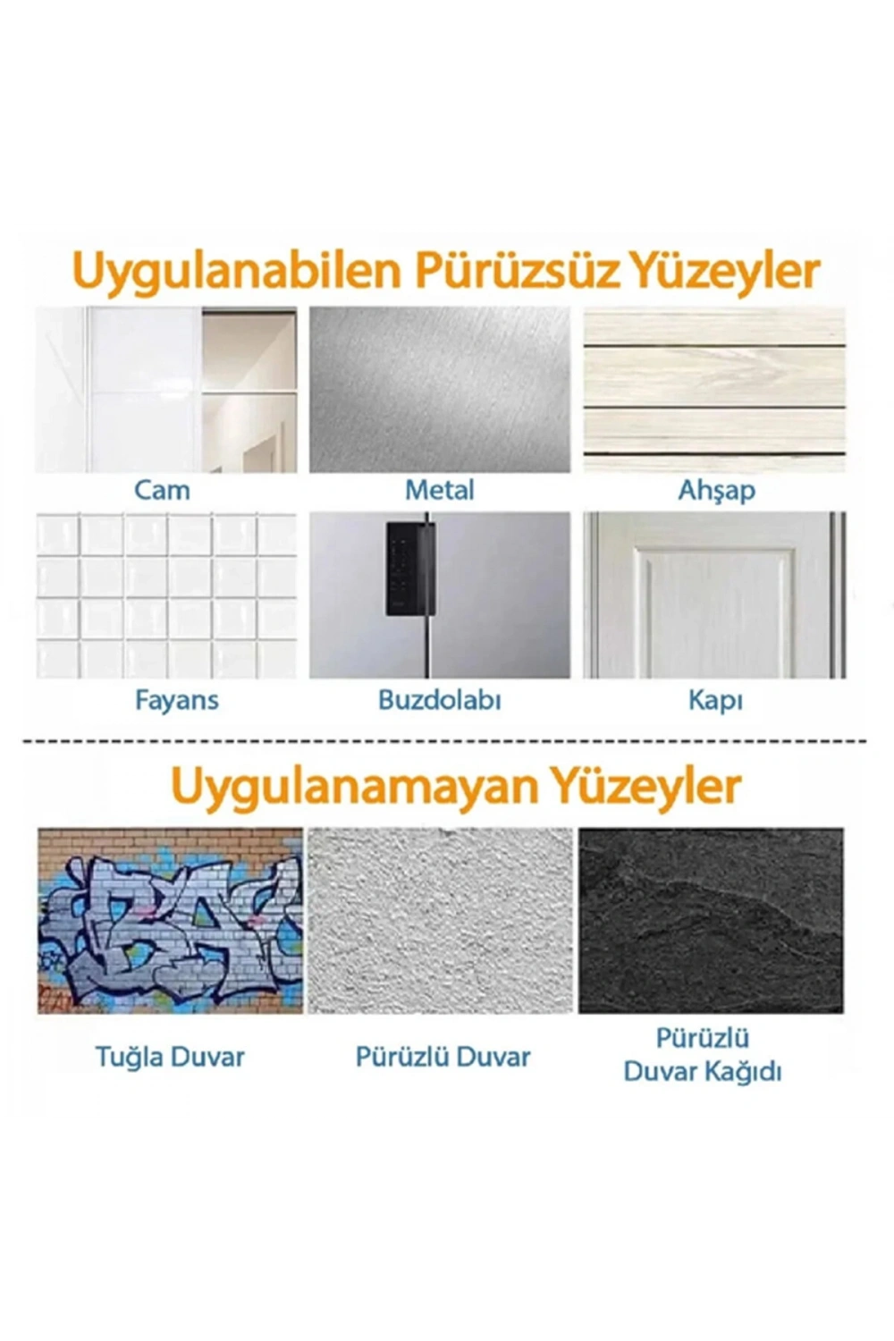 Baysa-1169 Mika Kristal ( Tek Düğme ) Askı Pvc Yapışkanlı*100x30