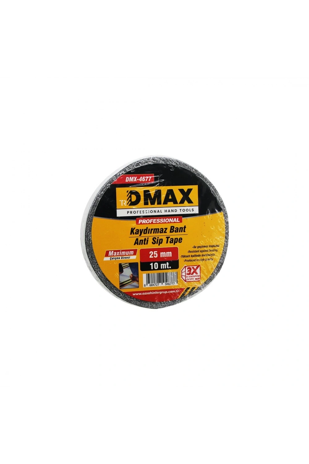 B.h.d Bhd-00468 ( 25mm X 10mt ) ( Kaydırmaz ) ( Siyah ) Bant*72