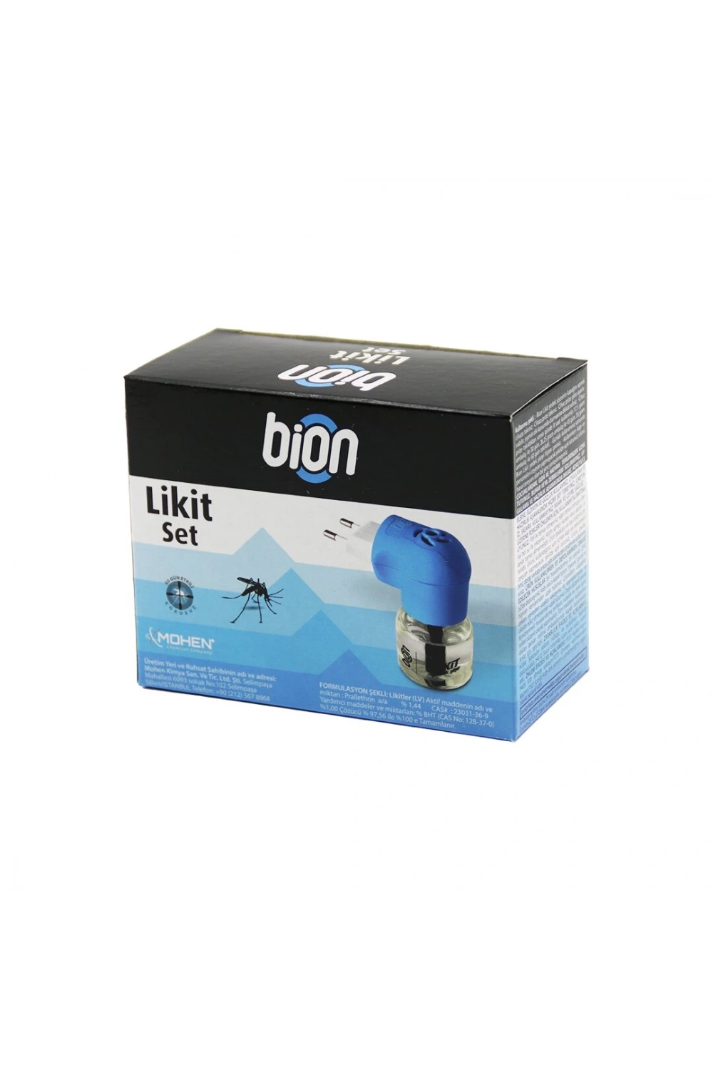 Bion ( 60 Gece ) ( Sıvı Likit & Set Makine ) Sivrisinek Öldürücü 35gr*6x8