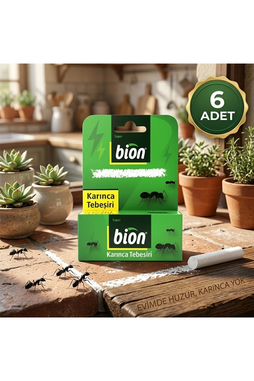 Bion No-430 Karınca Tebeşiri 16.5gr*6x16