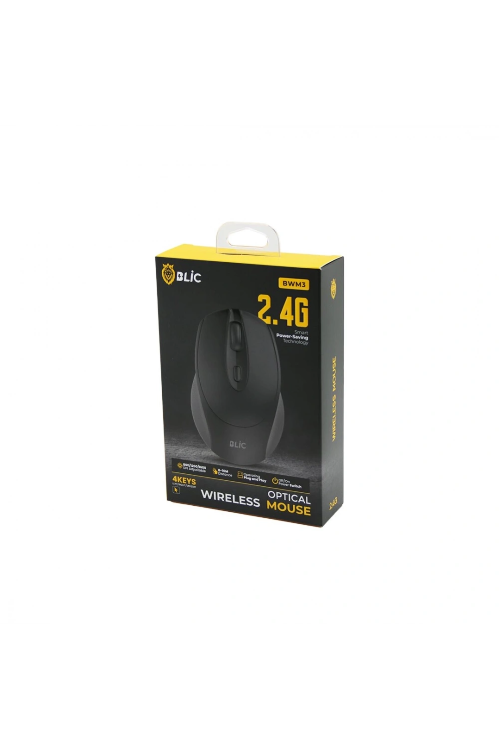 Blic-bwm3 ( Siyah ) Kablosuz Mouse ( 2.4g ) ( 8-10m Distance ) ( Wireless & Kablosuz ) (1600dpı)*100