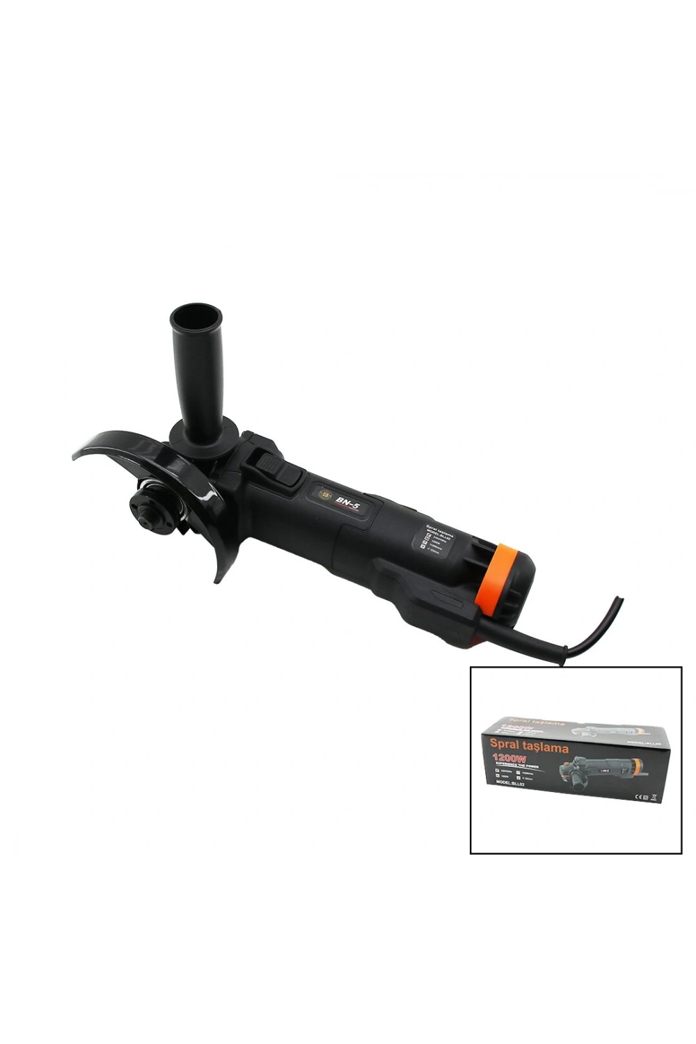 Bn-5 Bll-02 Spral Taşlama ( 1200w ) (siyah & Turuncu) ( 11000/min & 125mm )*10