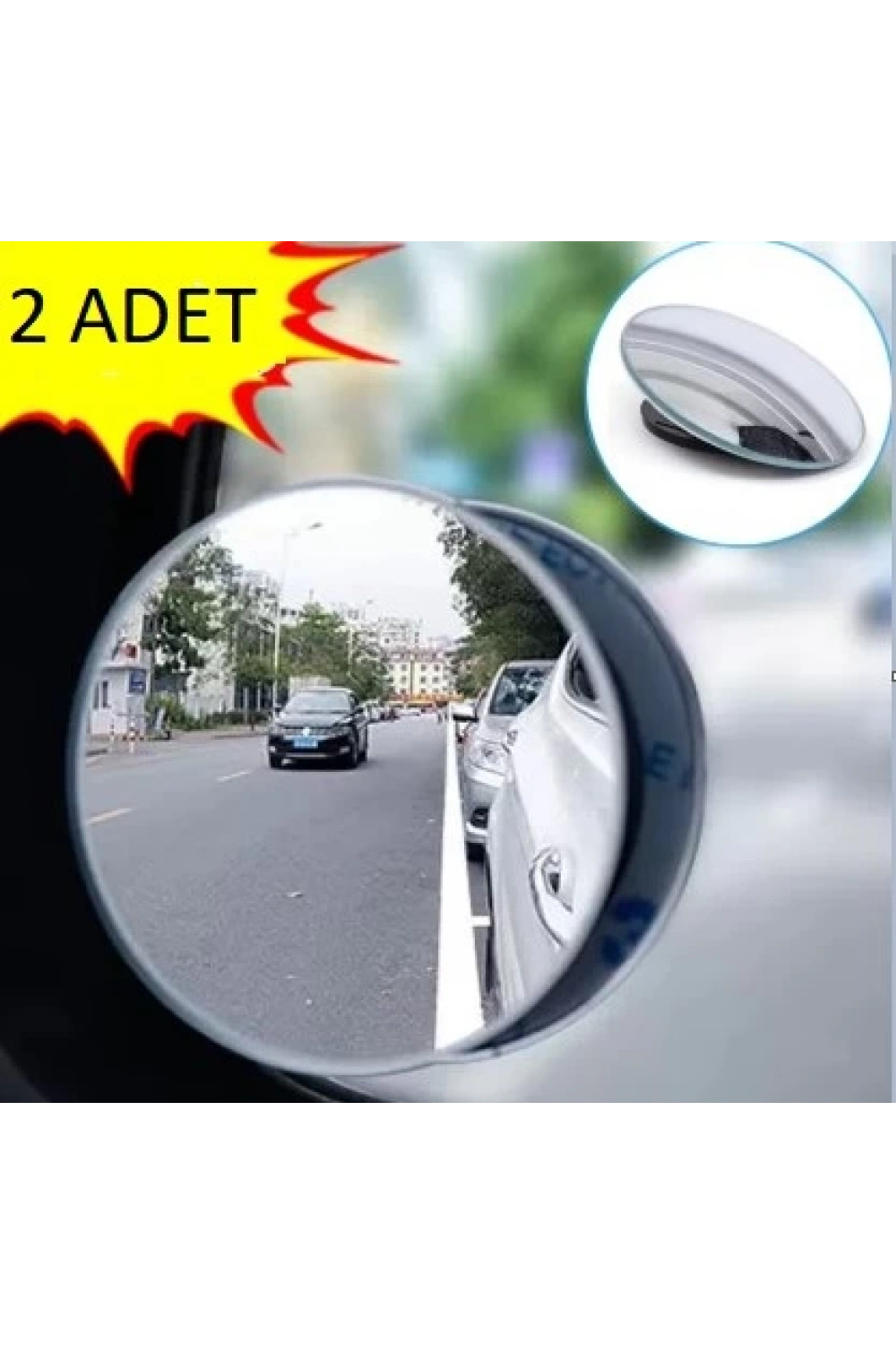 Çerçevesiz Ayarlanabilir Kör Nokta Aynası 2 Li
