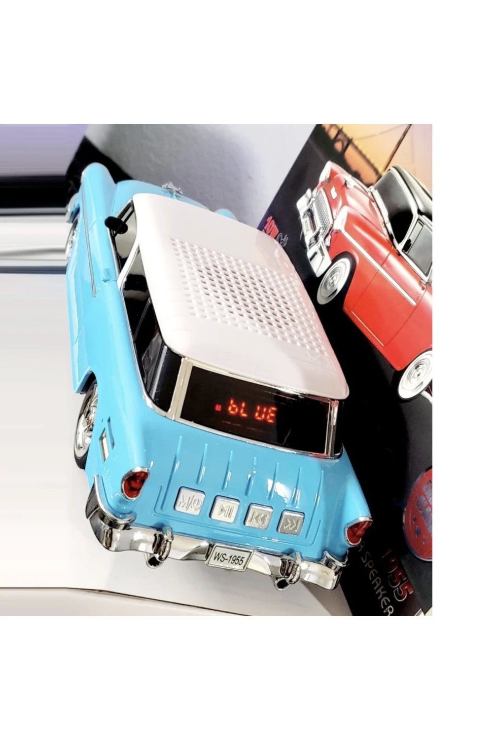 Chevrolet Ws-1955bt Belair 1955 Model Bluetooth Hoparlör