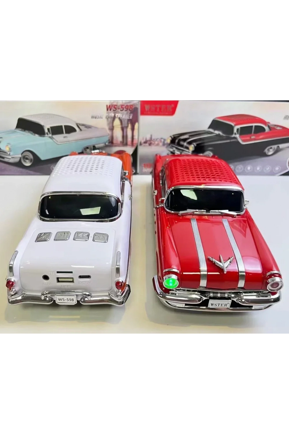 Chevrolet Ws-1955bt Belair 1955 Model Bluetooth Hoparlör