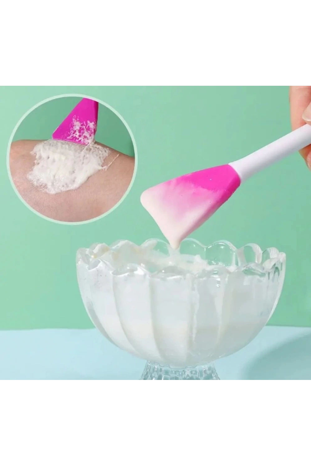 Cilt Bakım Fırçası Ve Maske Spatulası