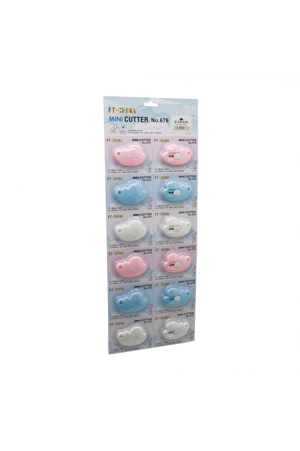 Çınar-676 Mını Cutter ( Mini ) ( Cep & Çanta ) Falçata & Maket Bıçak*12x60