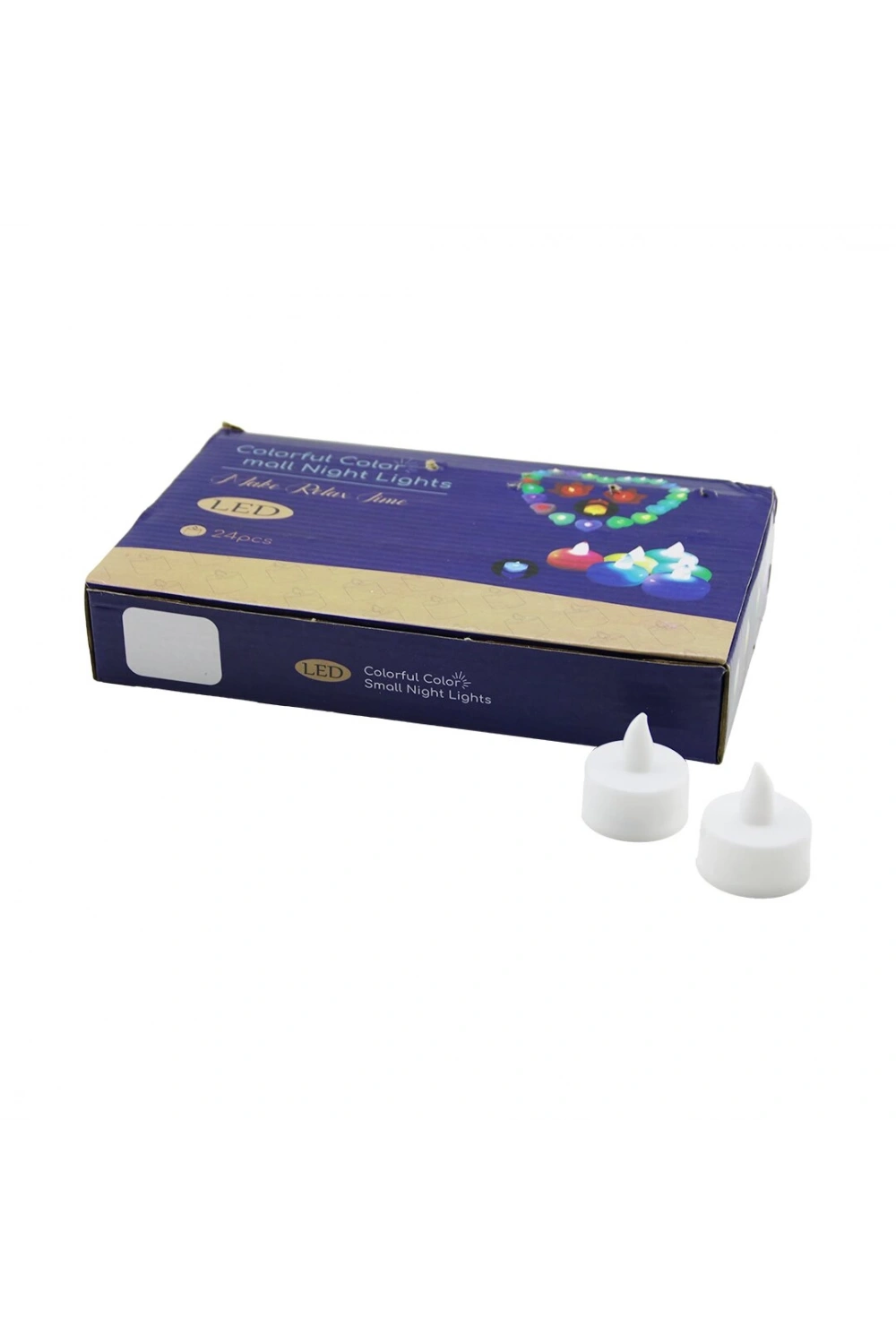 Colorful Color Mall Mall Lights Mini Ledli Pilli Mum*24x44