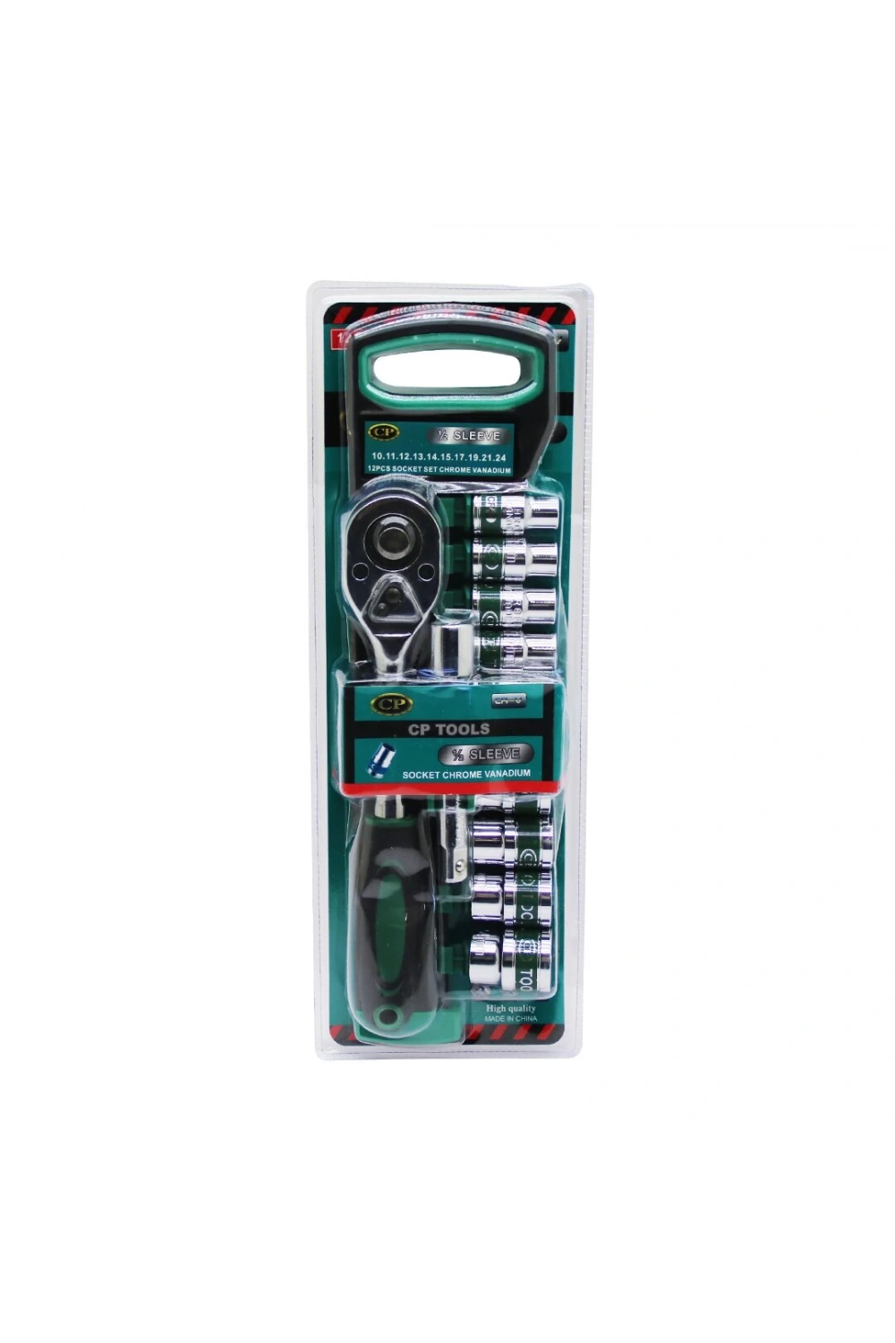Cp Tools Cr-v Socket Set ( 12pcs ) 1/2 Vakumlu Lokma Seti*20