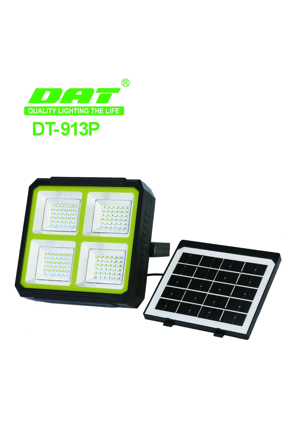 DAT Güneş Enerjili Aydınlatma Sistemi 5 Farklı Işık Modu Kamp lambası 100W
