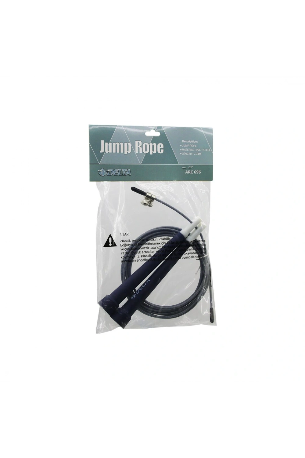 Delta Jump Rope Arc-696 Rulmanlı Atlama İpi ( 2.74mt )*100