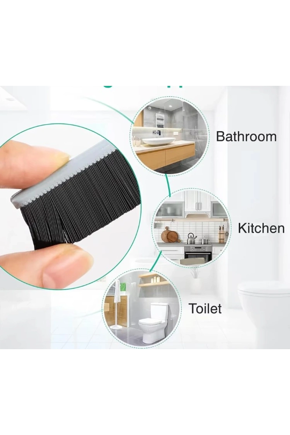 Derz Arası  Banyo Mutfak Dar Alan İnce Temizlik Fırçası