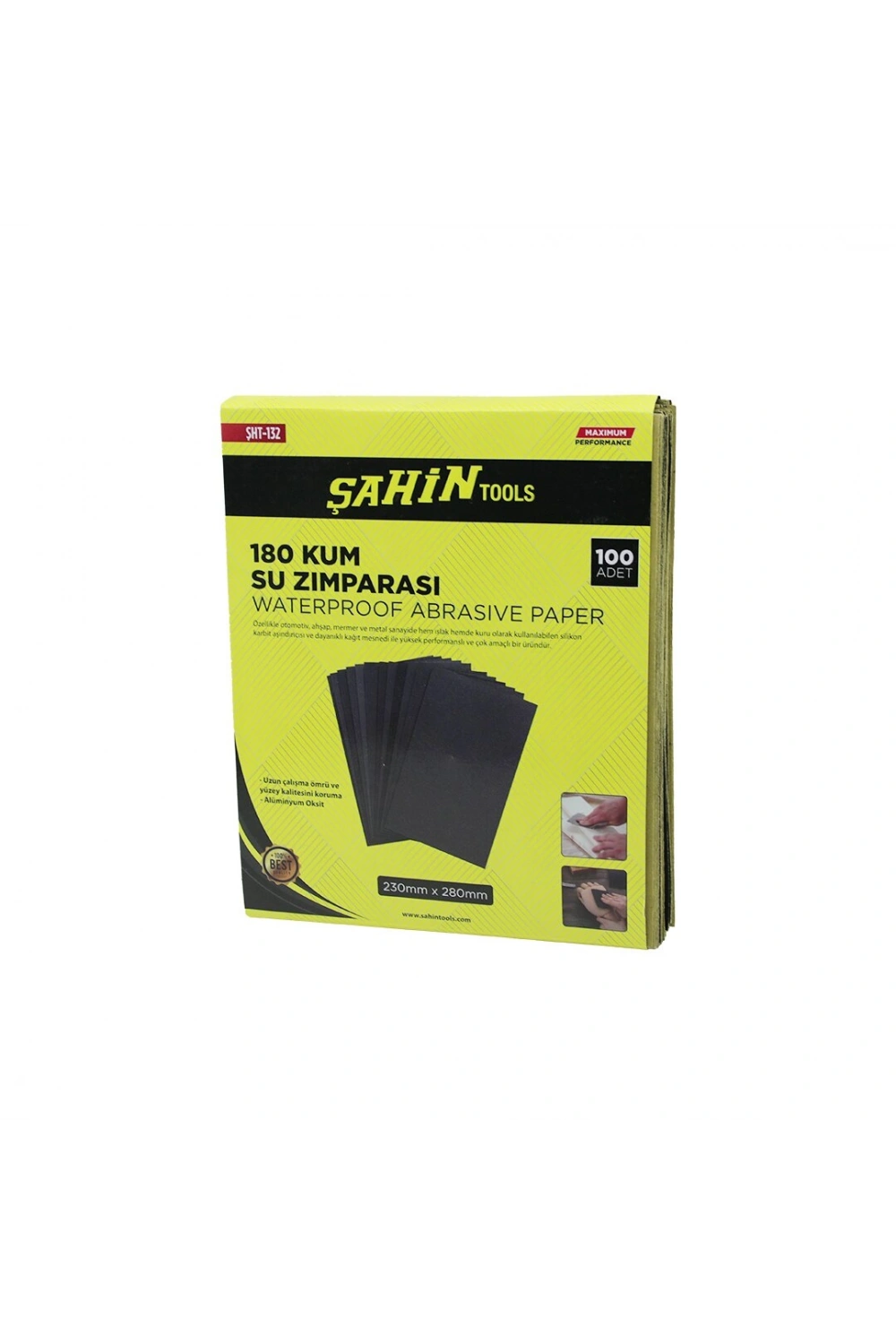 Dmax Dmx-4028 ( P 180 Kum ) ( Kağıt ) ( Su Zımparası ) ( 230x280mm )*100x10