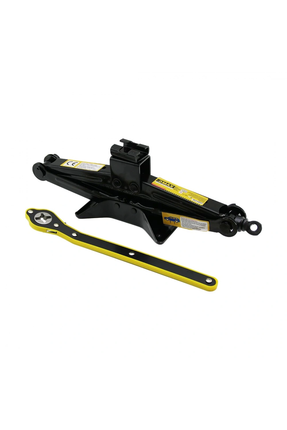 Dmax Dmx-4104 ( 2 Ton & Akordiyon ) Cırcır Kollu Kriko ( 3x D-maxımum Kalite ) ( Paslanmaz Krom Gövde ) *10