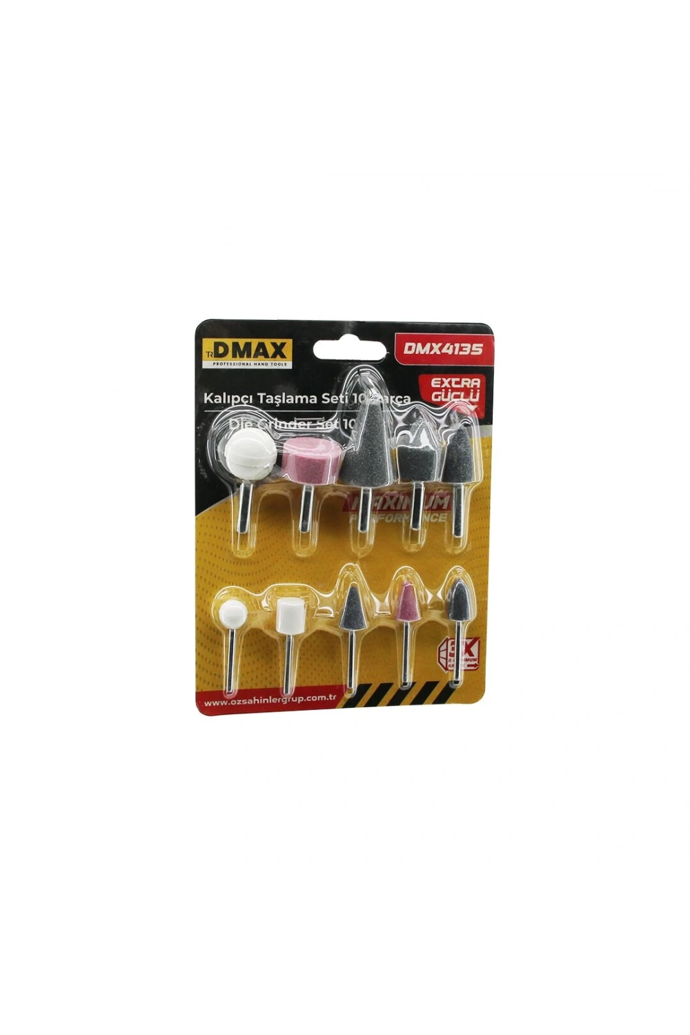 Dmax Dmx-4135 ( 10pcs ) Kalıpcı Taşlama Seti (temizleme & Parlatma & Çapak Alma & Pas Sıyırma)*160