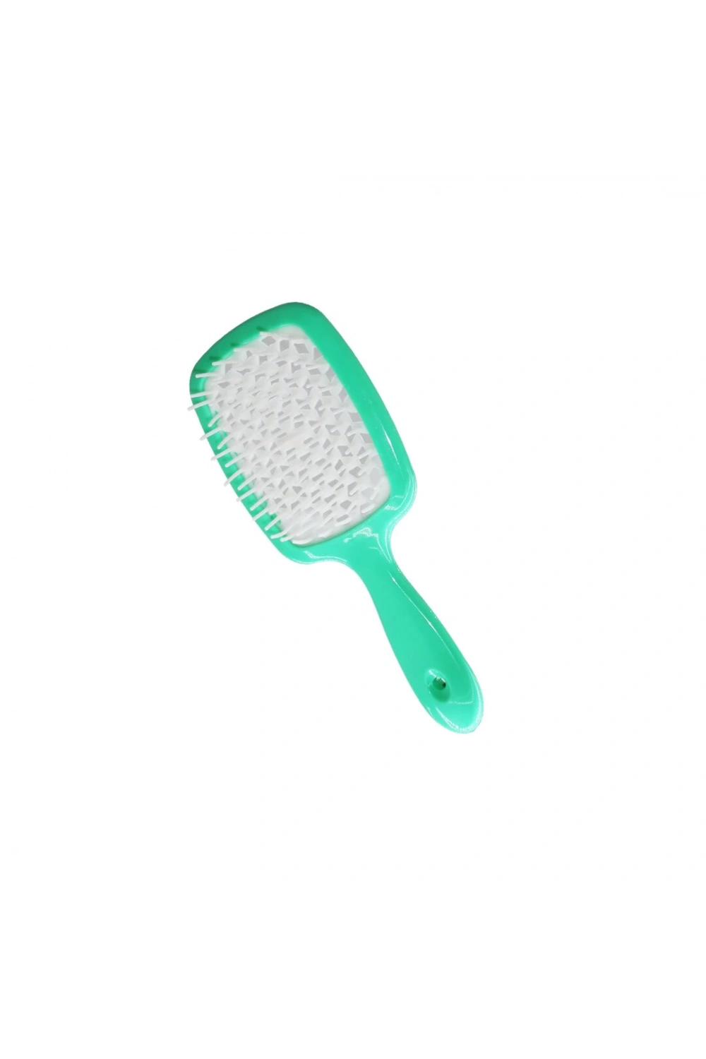 Dmr-4911-8586 Kısa Plastik Kare Silikon Fırçalı Tarak*24x10