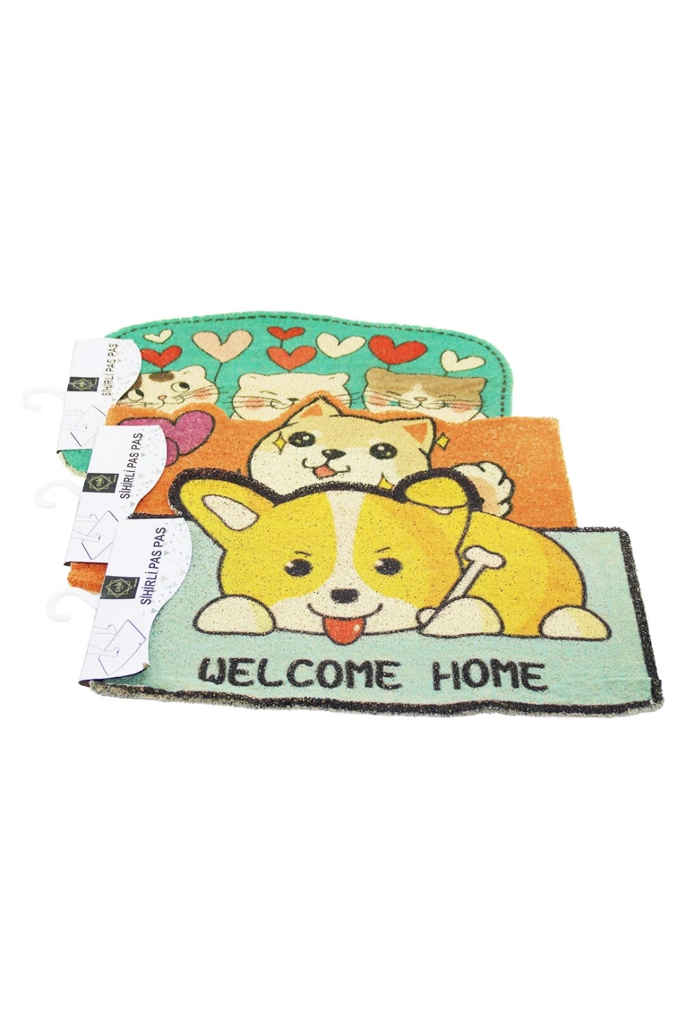 Dmr Home Dmr-8401 ( Hayvan Figürlü ) ( 37x57cm ) ( Kauçuk Plastik ) Kapı Paspası*100