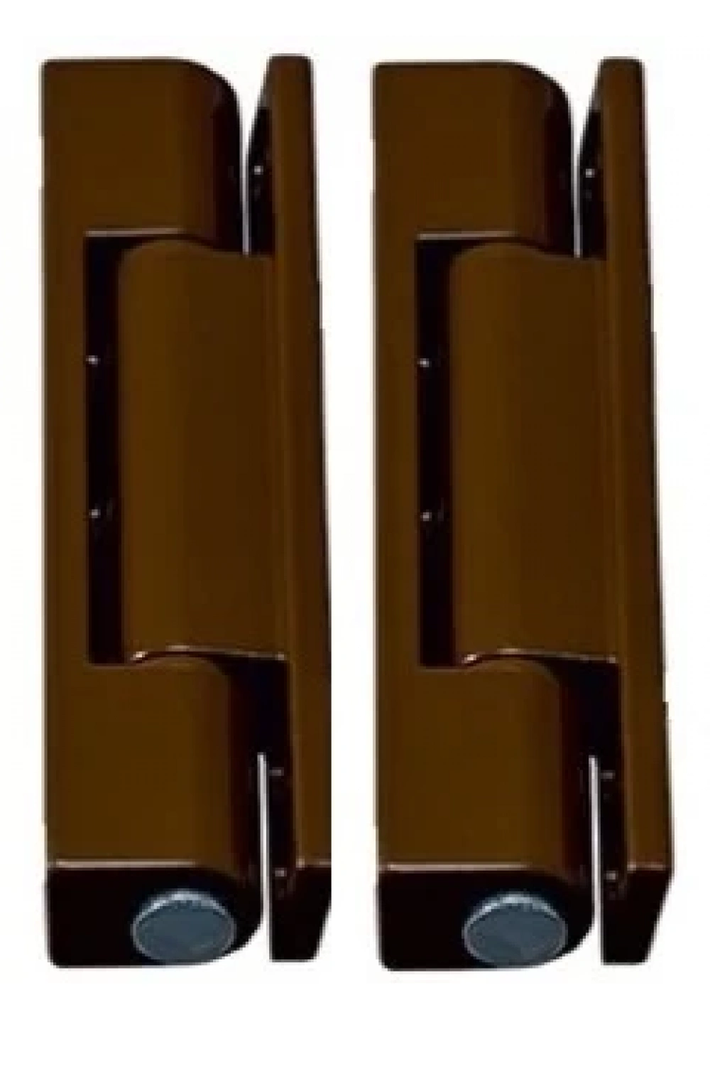 Düz Metal ( Kahverengi & Metal ) ( 95mm & Pvc Kapı ) Menteşe*20x8