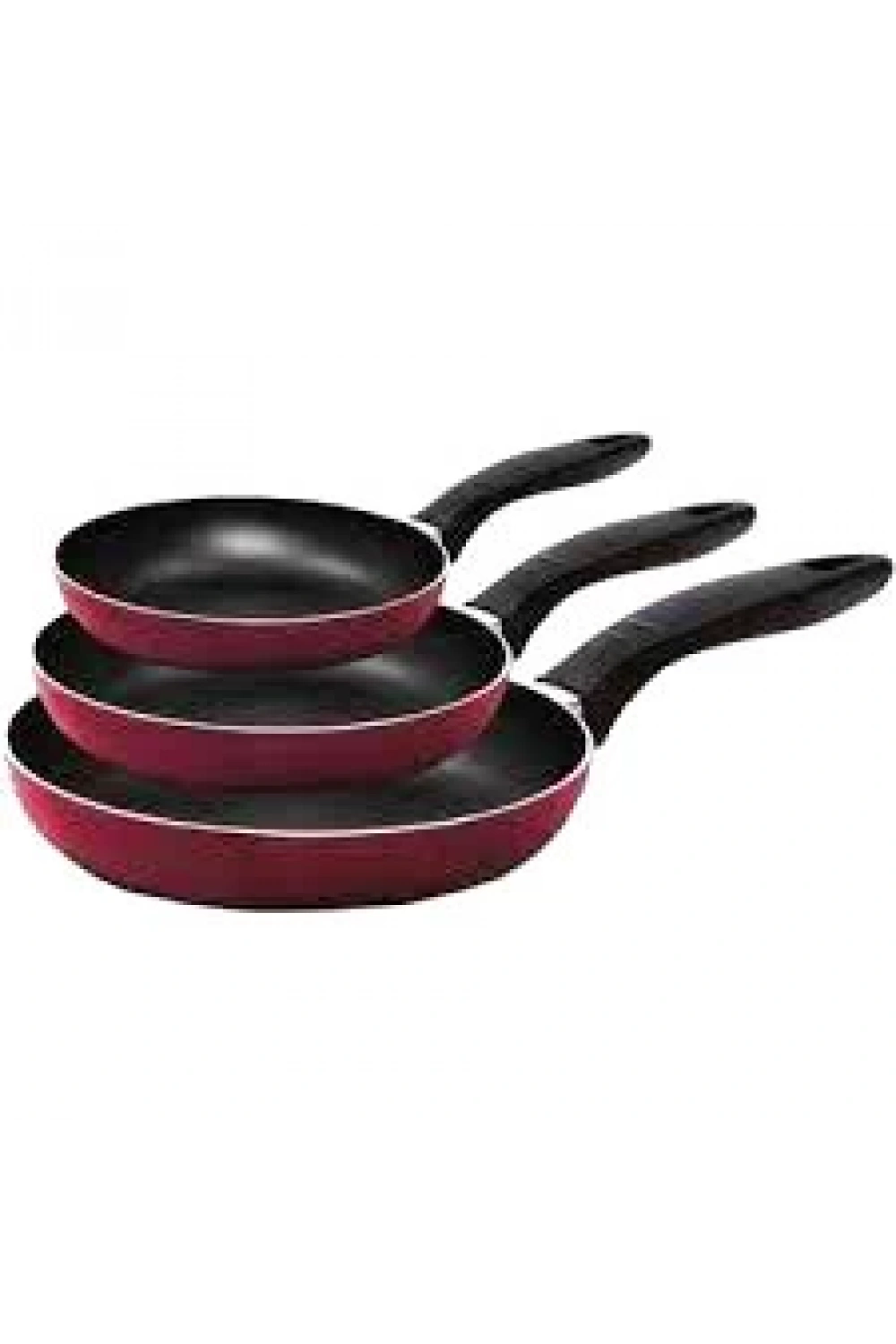 Ebriş Mutfak Tavacı ( 3pcs ) Teflon Tava Seti Bakalit Saplı (16-20-24cm )*20