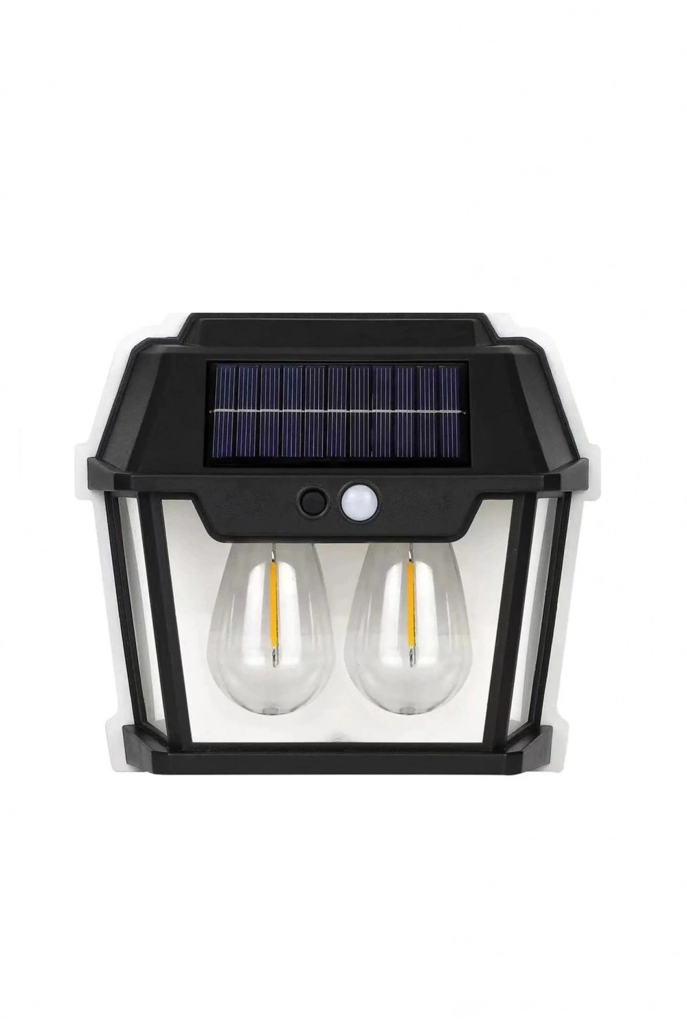 Egonex 2 Ampullü Hareket Sensörlü Solar Güneş Enerjili Ampul Led Duvar Lambası