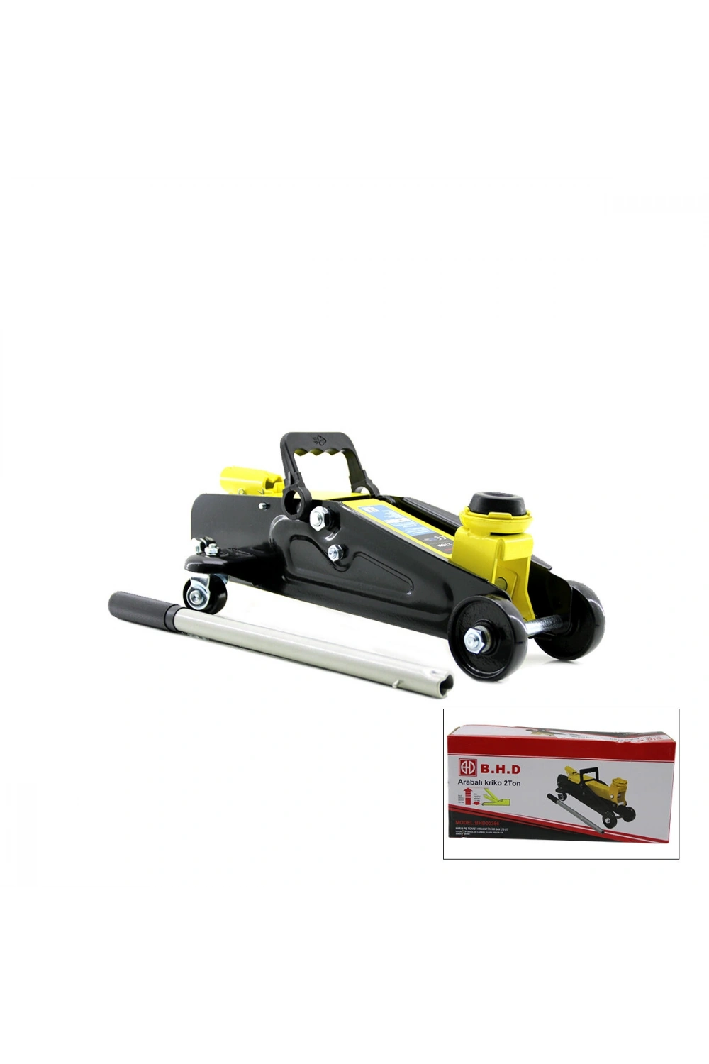 Egonex 4199 ( 2 Ton & Arabalı - Tekerli - Timsah ) Kriko (min.yükseklik: 125mm & Max.yükseklik: 300mm)*4