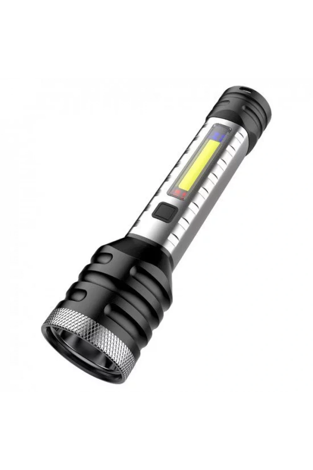 Egonex ​​5w Cob Ve Led Şarj Edilebilir El Feneri - Siyah
