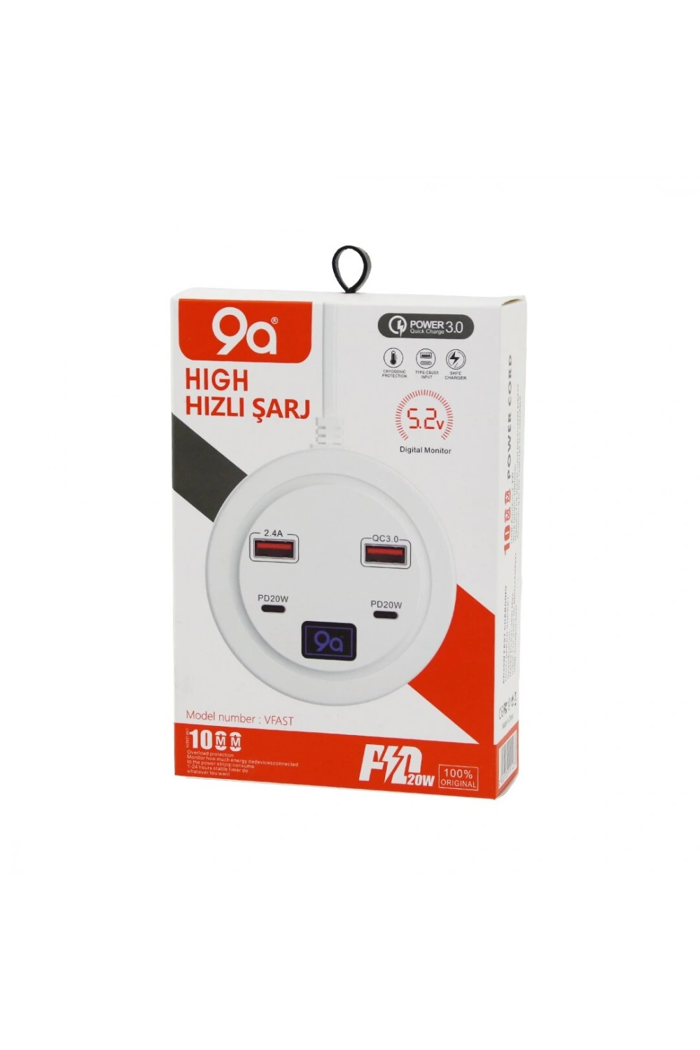 Egonex 9a Hıgh Power 3.0 ( Vfast) Ky-100 ( Çoklu= 4 Lü ) ( Hızlı ) Şarj Seti ( 2ad -pd20w=type-c  & 2.1a + Qc3.0= Usb ) (2.4w)*160
