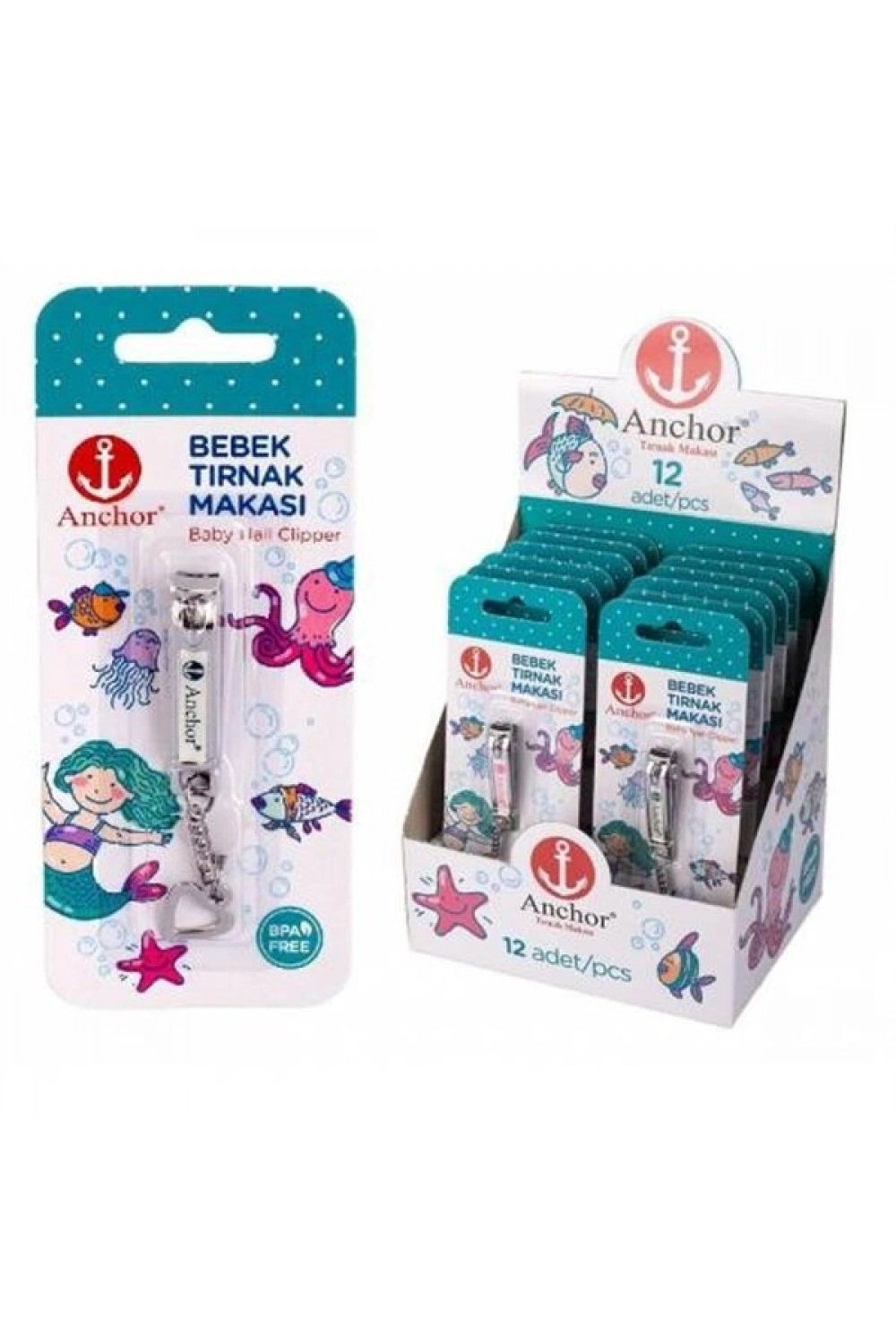 Egonex Anchor Gx-605 ( Bebe ) Tırnak Makası*12x40