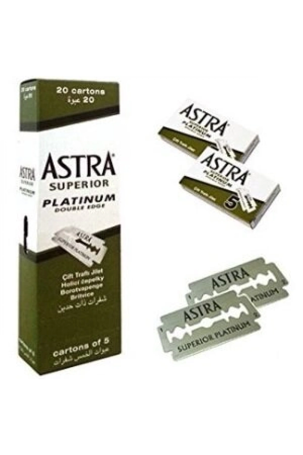 Egonex Astra Jilet ( Tam ) Yeşil Kutu ( 5pcs ) X ( 20pcs )*1x100