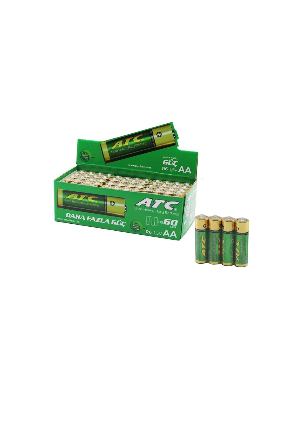 Egonex Atc R06 Kalem Pil (aa) ( 1.5v ) ( 60pcs )*1x20